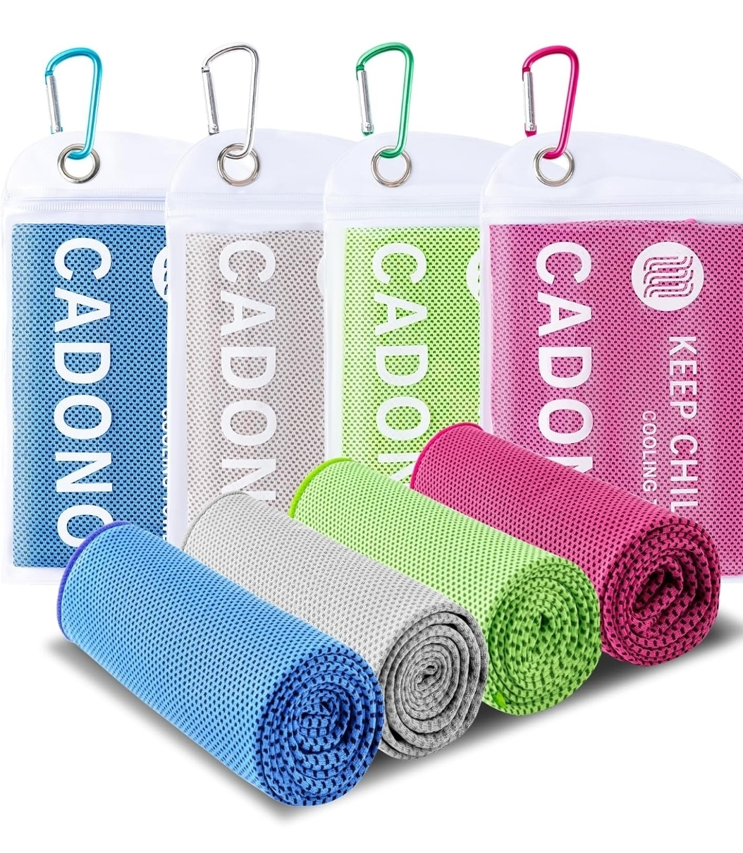 4 pack cooling towels